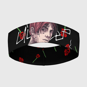Повязка на голову 3D с принтом LIL PEEP | ЛИЛ ПИП (Z) в городе Новоалтайск,  |  | Тематика изображения на принте: lil peep | lil prince | pink | зарубежная музыка | лил пип | маленький принц