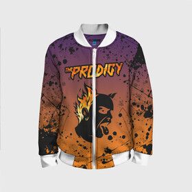 Детский бомбер 3D с принтом THE PRODIGY | ПРОДИДЖИ (Z) в городе Новоалтайск, 100% полиэстер | застегивается на молнию, по бокам два кармана без застежек, мягкие манжеты, по низу бомбера и на воротнике — эластичная резинка | keith charles flint | prodigy | the prodigy | альтернативный дэнс | бигбит | брейкбит | кит флинт | лиам хоулетт | максим реалити | техно | электроник рок | электропанк