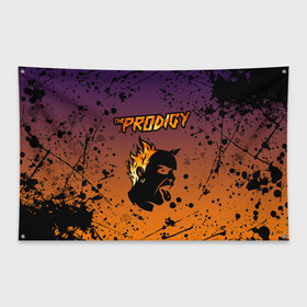 Флаг-баннер с принтом THE PRODIGY | ПРОДИДЖИ (Z) в городе Новоалтайск, 100% полиэстер | размер 67 х 109 см, плотность ткани — 95 г/м2; по краям флага есть четыре люверса для крепления | keith charles flint | prodigy | the prodigy | альтернативный дэнс | бигбит | брейкбит | кит флинт | лиам хоулетт | максим реалити | техно | электроник рок | электропанк