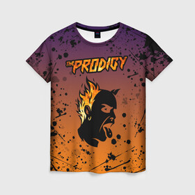 Женская футболка 3D с принтом THE PRODIGY | ПРОДИДЖИ (Z) в городе Новоалтайск, 100% полиэфир ( синтетическое хлопкоподобное полотно) | прямой крой, круглый вырез горловины, длина до линии бедер | keith charles flint | prodigy | the prodigy | альтернативный дэнс | бигбит | брейкбит | кит флинт | лиам хоулетт | максим реалити | техно | электроник рок | электропанк