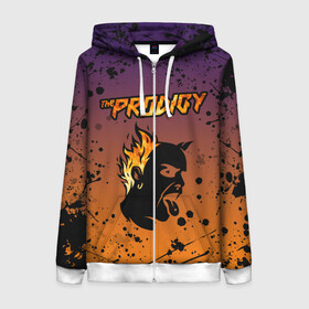 Женская толстовка 3D на молнии с принтом THE PRODIGY | ПРОДИДЖИ (Z) в городе Новоалтайск, 100% полиэстер | длина до линии бедра, манжеты и пояс оформлены мягкой тканевой резинкой, двухслойный капюшон со шнурком для регулировки, спереди молния, по бокам два кармана | keith charles flint | prodigy | the prodigy | альтернативный дэнс | бигбит | брейкбит | кит флинт | лиам хоулетт | максим реалити | техно | электроник рок | электропанк