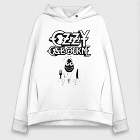 Женское худи Oversize хлопок с принтом Ozzy Osbourne в городе Новоалтайск, френч-терри — 70% хлопок, 30% полиэстер. Мягкий теплый начес внутри —100% хлопок | боковые карманы, эластичные манжеты и нижняя кромка, капюшон на магнитной кнопке | black sabbath | michael osbourne | ozzy osbourne | джон майкл осборн | дум метал | оззи | осборн | хард рок | хеви метал