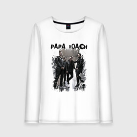 Женский лонгслив хлопок с принтом Papa roach в городе Новоалтайск, 100% хлопок |  | jacoby dakota shaddix | papa roach | альтернативный метал | альтернативный рок | джекоби шэддикс | джерри хортон | коби дик | ню метал | папа роч | рэп метал | тобин эсперанс | тони палермо | хард рок