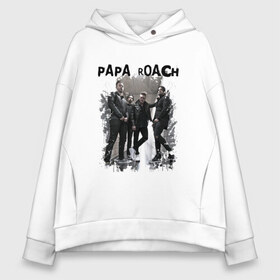 Женское худи Oversize хлопок с принтом Papa roach в городе Новоалтайск, френч-терри — 70% хлопок, 30% полиэстер. Мягкий теплый начес внутри —100% хлопок | боковые карманы, эластичные манжеты и нижняя кромка, капюшон на магнитной кнопке | jacoby dakota shaddix | papa roach | альтернативный метал | альтернативный рок | джекоби шэддикс | джерри хортон | коби дик | ню метал | папа роч | рэп метал | тобин эсперанс | тони палермо | хард рок