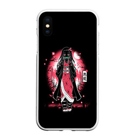 Чехол для iPhone XS Max матовый с принтом KIMETSU NO YAIBA в городе Новоалтайск, Силикон | Область печати: задняя сторона чехла, без боковых панелей | Тематика изображения на принте: demon slayer | kimetsu no yaiba | nezuko | shinobu | slayer | tanjiro | zenitsu | гию томиока | зенитцу | иноске хашибира | клинок рассекающий демонов | незуко | танджиро | шинобу кочо