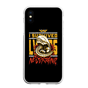 Чехол для iPhone XS Max матовый с принтом ЧУЖОЙ в городе Новоалтайск, Силикон | Область печати: задняя сторона чехла, без боковых панелей | aliens | black | cinema | moon | predator | кино | луна | ночь | фильмы | хищник | чёрный | чужой