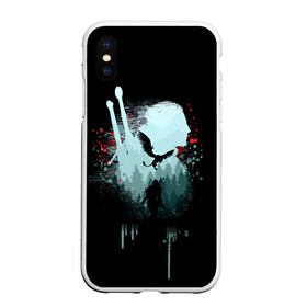 Чехол для iPhone XS Max матовый с принтом ВЕДЬМАК в городе Новоалтайск, Силикон | Область печати: задняя сторона чехла, без боковых панелей | geralt | the witcher | the witcher wild hunt | witcher | wolf | ведьмак | ведьмак 3 | волк | геральт | йенифер | охотник | трисс | цири