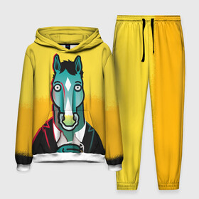 Мужской костюм 3D (с толстовкой) с принтом BoJack Horseman в городе Новоалтайск,  |  | Тематика изображения на принте: bojack horseman | конь боджек