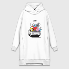 Платье-худи хлопок с принтом BT21 в городе Новоалтайск,  |  | bt21 | bts | k pop | бт21 | бтс | бтс 2020 | группа бтс | к поп | кей поп | кейпоп