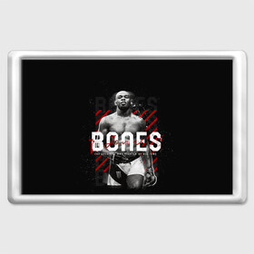 Магнит 45*70 с принтом Bones Jones в городе Новоалтайск, Пластик | Размер: 78*52 мм; Размер печати: 70*45 | bones jones | jon bones jones | jon jones | jonny bones | jonnybones | mma | ssru | ufc | джон джонс | мма