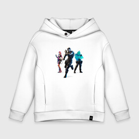 Детское худи Oversize хлопок с принтом Fortnite Фортнайт в городе Новоалтайск, френч-терри — 70% хлопок, 30% полиэстер. Мягкий теплый начес внутри —100% хлопок | боковые карманы, эластичные манжеты и нижняя кромка, капюшон на магнитной кнопке | Тематика изображения на принте: для самых топовых игроков