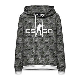 Мужская толстовка 3D с принтом CS GO в городе Новоалтайск, 100% полиэстер | двухслойный капюшон со шнурком для регулировки, мягкие манжеты на рукавах и по низу толстовки, спереди карман-кенгуру с мягким внутренним слоем. | countre strike | cs | cs go | game cs | game cs go | игра | игра cs | игра cs go | игра кс | игра кс го | игры game | контр страйк | кс | кс го
