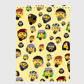 Скетчбук с принтом Thinking emoji skins в городе Новоалтайск, 100% бумага
 | 48 листов, плотность листов — 100 г/м2, плотность картонной обложки — 250 г/м2. Листы скреплены сверху удобной пружинной спиралью | battlefield текстуры | doodling | emoji | pattern | skins | textures | thinking | tiles | военные | дудлинг | думающий | коллаж | паттерны | скины | смайлик | солдаты | тайлы | фон | эмоджи