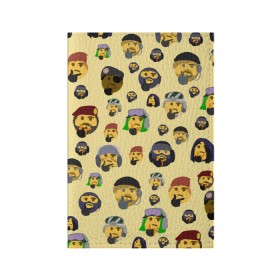 Обложка для паспорта матовая кожа с принтом Thinking emoji skins в городе Новоалтайск, натуральная матовая кожа | размер 19,3 х 13,7 см; прозрачные пластиковые крепления | battlefield текстуры | doodling | emoji | pattern | skins | textures | thinking | tiles | военные | дудлинг | думающий | коллаж | паттерны | скины | смайлик | солдаты | тайлы | фон | эмоджи