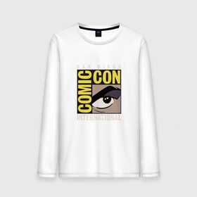 Мужской лонгслив хлопок с принтом Comic Con в городе Новоалтайск, 100% хлопок |  | comic con | san diego | калифорния | комик кон | комикс | лето | пальмы | пляж | поп культура | сан диего | фантастика | фестиваль