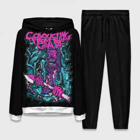 Женский костюм 3D (с толстовкой) с принтом Conducting from the Grave в городе Новоалтайск,  |  | behemoth | black | blackmetal | burzum | carnifex | conducting from the grave | punk | rock | suicide silence