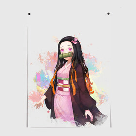 Постер с принтом KIMETSU NO YAIBA в городе Новоалтайск, 100% бумага
 | бумага, плотность 150 мг. Матовая, но за счет высокого коэффициента гладкости имеет небольшой блеск и дает на свету блики, но в отличии от глянцевой бумаги не покрыта лаком | demon slayer | kimetsu no yaiba | nezuko | shinobu | slayer | tanjiro | zenitsu | гию томиока | зенитцу | иноске хашибира | клинок рассекающий демонов | незуко | танджиро | шинобу кочо