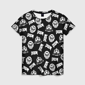 Женская футболка 3D Doom Eternal: в городе Новоалтайск, 100% полиэфир ( синтетическое хлопкоподобное полотно) | прямой крой, круглый вырез горловины, длина до линии бедер | doodling | doom | doom eternal | fps | game | games | hell | pattern | shooter | shotgun | textures | tiles | ад | дробовик | дудлинг | дум | думгай | игра | игры | паттерны | тайлы | текстуры | фон