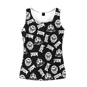 Женская майка 3D Doom Eternal: в городе Новоалтайск, 100% полиэстер | круглая горловина, прямой силуэт, длина до линии бедра | doodling | doom | doom eternal | fps | game | games | hell | pattern | shooter | shotgun | textures | tiles | ад | дробовик | дудлинг | дум | думгай | игра | игры | паттерны | тайлы | текстуры | фон