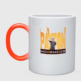Кружка хамелеон с принтом Payton Moormeier в городе Новоалтайск, керамика | меняет цвет при нагревании, емкость 330 мл | payton | payton moormeier | мормайер | мормиер | пейтон моормиер | пейтон мурмиер | пэйтон