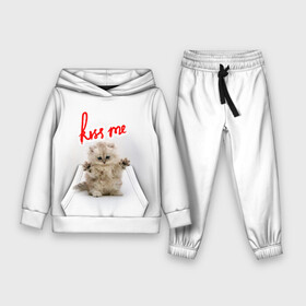 Детский костюм 3D (с толстовкой) с принтом Kiss me cat в городе Новоалтайск,  |  | cat | kiss | me | детей | для | интересная | киса | киска | коллаж | кот | котенок | котик | котоколлаж | кошак | кошечка | кошка | любимка | много | мультик | мультфильм | мур | поцелуй | прикольная | разноцветный