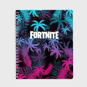 Тетрадь с принтом FORTNITE в городе Новоалтайск, 100% бумага | 48 листов, плотность листов — 60 г/м2, плотность картонной обложки — 250 г/м2. Листы скреплены сбоку удобной пружинной спиралью. Уголки страниц и обложки скругленные. Цвет линий — светло-серый
 | fortnite | fortnite 2 | fortnite x | marshmello | ninja | ninja hyper streamer | ninja streamer | streamer | tyler blevins | маршмелло | ниндзя | фортнайт | фортнайт 2 | фортнайт глава 2