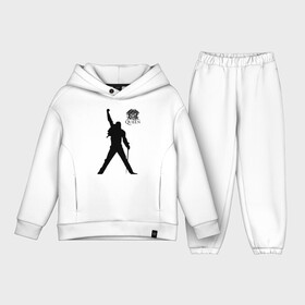 Детский костюм хлопок Oversize с принтом Queen (двусторонняя) в городе Новоалтайск,  |  | freddie mercury | paul | queen | quen | богемская рапсодия | брайан мэй | глэм | группа | джон дикон | квин | королева | куин | меркури | меркьюри | музыкант | мэркури | певец | песня | поп | роджер тейлор | рок