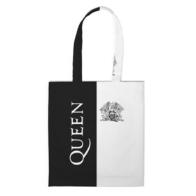 Шоппер 3D с принтом Queen в городе Новоалтайск, 100% полиэстер | Плотность: 200 г/м2; Размер: 34×35 см; Высота лямок: 30 см | freddie mercury | paul | queen | quen | богемская рапсодия | брайан мэй | глэм | группа | джон дикон | квин | королева | куин | меркури | меркьюри | музыкант | мэркури | певец | песня | поп | роджер тейлор | рок
