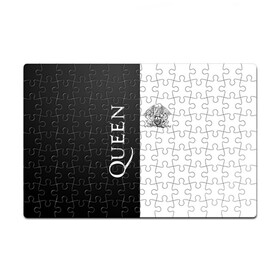 Пазл магнитный 126 элементов с принтом Queen в городе Новоалтайск, полимерный материал с магнитным слоем | 126 деталей, размер изделия —  180*270 мм | Тематика изображения на принте: freddie mercury | paul | queen | quen | богемская рапсодия | брайан мэй | глэм | группа | джон дикон | квин | королева | куин | меркури | меркьюри | музыкант | мэркури | певец | песня | поп | роджер тейлор | рок