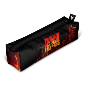 Пенал 3D с принтом Queen - We Will Rock You в городе Новоалтайск, 100% полиэстер | плотная ткань, застежка на молнии | Тематика изображения на принте: freddie mercury | paul | queen | quen | богемская рапсодия | брайан мэй | глэм | группа | джон дикон | квин | королева | куин | меркури | меркьюри | музыкант | мэркури | певец | песня | поп | роджер тейлор | рок