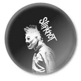 Значок с принтом SLIPKNOT | СЛИПКНОТ (Z) в городе Новоалтайск,  металл | круглая форма, металлическая застежка в виде булавки | slipknot | алессандро вентурелла | джей вайнберг | джеймс рут | кори тейлор | крэйг джонс | мик томсон | петля | сид уилсон | скользящий узел | слипкнот | удавка | шон крэхан