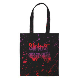 Шоппер 3D с принтом SLIPKNOT в городе Новоалтайск, 100% полиэстер | Плотность: 200 г/м2; Размер: 34×35 см; Высота лямок: 30 см | slipknot | алессандро вентурелла | джей вайнберг | джеймс рут | кори тейлор | крэйг джонс | мик томсон | петля | сид уилсон | скользящий узел | слипкнот | удавка | шон крэхан