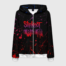 Мужская толстовка 3D на молнии с принтом SLIPKNOT в городе Новоалтайск, 100% полиэстер | длина до линии бедра, манжеты и пояс оформлены мягкой тканевой резинкой, двухслойный капюшон со шнурком для регулировки, спереди молния, по бокам два кармана | slipknot | алессандро вентурелла | джей вайнберг | джеймс рут | кори тейлор | крэйг джонс | мик томсон | петля | сид уилсон | скользящий узел | слипкнот | удавка | шон крэхан