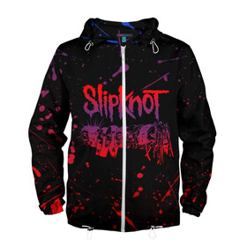 Мужская ветровка 3D с принтом SLIPKNOT в городе Новоалтайск, 100% полиэстер | подол и капюшон оформлены резинкой с фиксаторами, два кармана без застежек по бокам, один потайной карман на груди | slipknot | алессандро вентурелла | джей вайнберг | джеймс рут | кори тейлор | крэйг джонс | мик томсон | петля | сид уилсон | скользящий узел | слипкнот | удавка | шон крэхан