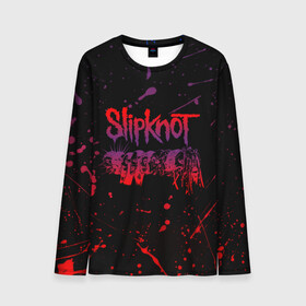 Мужской лонгслив 3D с принтом SLIPKNOT в городе Новоалтайск, 100% полиэстер | длинные рукава, круглый вырез горловины, полуприлегающий силуэт | slipknot | алессандро вентурелла | джей вайнберг | джеймс рут | кори тейлор | крэйг джонс | мик томсон | петля | сид уилсон | скользящий узел | слипкнот | удавка | шон крэхан
