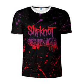 Мужская футболка 3D спортивная с принтом SLIPKNOT в городе Новоалтайск, 100% полиэстер с улучшенными характеристиками | приталенный силуэт, круглая горловина, широкие плечи, сужается к линии бедра | slipknot | алессандро вентурелла | джей вайнберг | джеймс рут | кори тейлор | крэйг джонс | мик томсон | петля | сид уилсон | скользящий узел | слипкнот | удавка | шон крэхан