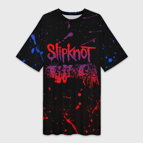 Платье-футболка 3D с принтом SLIPKNOT в городе Новоалтайск,  |  | Тематика изображения на принте: slipknot | алессандро вентурелла | джей вайнберг | джеймс рут | кори тейлор | крэйг джонс | мик томсон | петля | сид уилсон | скользящий узел | слипкнот | удавка | шон крэхан