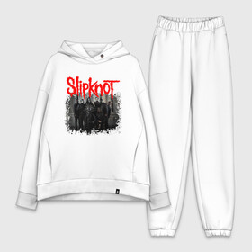Женский костюм хлопок Oversize с принтом SLIPKNOT | СЛИПКНОТ (Z) в городе Новоалтайск,  |  | slipknot | алессандро вентурелла | джей вайнберг | джеймс рут | кори тейлор | крэйг джонс | мик томсон | петля | сид уилсон | скользящий узел | слипкнот | удавка | шон крэхан