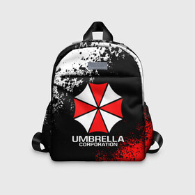 Детский рюкзак 3D с принтом RESIDENT EVIL UMBRELLA | РЕЗИДЕНТ ЕВИЛ (Z) в городе Новоалтайск, 100% полиэстер | лямки с регулируемой длиной, сверху петелька, чтобы рюкзак можно было повесить на вешалку. Основное отделение закрывается на молнию, как и внешний карман. Внутри дополнительный карман. По бокам два дополнительных кармашка | ada wong | biohazard | leon | nemesis | project resistance | raccoon city | re | re3 | resident evil | resident evil 3 | rpd | stars | umbrella | ада вонг | амбрелла | немезис | ужасы