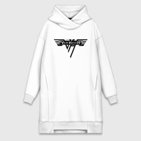 Платье-худи хлопок с принтом Van Halen Logo | Ван Хален (Z) в городе Новоалтайск,  |  | lee roth | van halen | vh | алекс ван хален | вольфганг ван хален | глэм метал | дэвид ли рот | хард рок | хеви метал | эдди ван хален