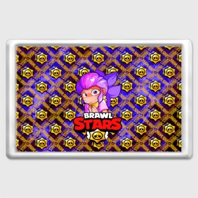 Магнит 45*70 с принтом SHELLY BRAWL STARS в городе Новоалтайск, Пластик | Размер: 78*52 мм; Размер печати: 70*45 | Тематика изображения на принте: brawl | brawl stars | brawl stars spike | brawl stars спайк | shelly | stars | бравл | бравл старс | бравл старс спайк | бравл старс шел | игры | лого | лого brawl stars | лого бравл старс | логотип | логотип brawl stars | логотип бравл ст