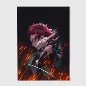 Постер с принтом KIMETSU NO YAIBA в городе Новоалтайск, 100% бумага
 | бумага, плотность 150 мг. Матовая, но за счет высокого коэффициента гладкости имеет небольшой блеск и дает на свету блики, но в отличии от глянцевой бумаги не покрыта лаком | demon slayer | kimetsu no yaiba | nezuko | shinobu | slayer | tanjiro | zenitsu | гию томиока | зенитцу | иноске хашибира | клинок рассекающий демонов | незуко | танджиро | шинобу кочо
