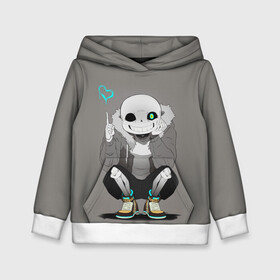 Детская толстовка 3D с принтом UNDERTALE в городе Новоалтайск, 100% полиэстер | двухслойный капюшон со шнурком для регулировки, мягкие манжеты на рукавах и по низу толстовки, спереди карман-кенгуру с мягким внутренним слоем | asriel dreemurr | chara | frisk | gaster blaster | sans | undertale | азриэль дримурр | андертейл | гастер | меттатон | санс | фриск | чара