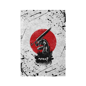 Обложка для паспорта матовая кожа с принтом BERSERK в городе Новоалтайск, натуральная матовая кожа | размер 19,3 х 13,7 см; прозрачные пластиковые крепления | anime | anime berserk | berserk | knight | manga | аниме | аниме берсерк | берсерк | манга | рыцарь