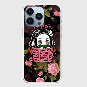 Чехол для iPhone 13 Pro с принтом НЕЗУКО КАМАДО | KIMETSU NO YAIBA (Z) в городе Новоалтайск,  |  | Тематика изображения на принте: demon slayer | kimetsu no yaiba | nezuko | shinobu | slayer | tanjiro | zenitsu | гию томиока | зенитцу | иноске хашибира | клинок рассекающий демонов | незуко | танджиро | шинобу кочо