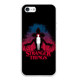 Чехол для iPhone 5/5S матовый с принтом STRANGER THINGS в городе Новоалтайск, Силикон | Область печати: задняя сторона чехла, без боковых панелей | 11 | stranger things | одди | одиннадцатая | очень странные дела | сериалы
