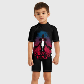 Детский купальный костюм 3D STRANGER THINGS | ОЧЕНЬ СТРАННЫЕ ДЕЛА (Z): в городе Новоалтайск, Полиэстер 85%, Спандекс 15% | застежка на молнии на спине | 11 | stranger things | одди | одиннадцатая | очень странные дела | сериалы