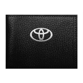 Обложка для студенческого билета с принтом Toyota carbon в городе Новоалтайск, натуральная кожа | Размер: 11*8 см; Печать на всей внешней стороне | 2020 | alphard | auto | camry | corolla | highlander | hilux | land cruiser 200 | prado | rav4 | sport | supra | toyota | tundra | авто | автомобиль | автомобильные | альфард | бренд | камри | марка | машины | спорт | тойота