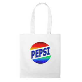 Шоппер 3D с принтом Pepsi в городе Новоалтайск, 100% полиэстер | Плотность: 200 г/м2; Размер: 34×35 см; Высота лямок: 30 см | 90 е | 90s | art | back | logo | pepsi | retro | арт | время | дата | девяностые | лого | логотип.детство | надпись | пепси | прикольная | ретро | рождение | сделан | слова | цифры | эмблема