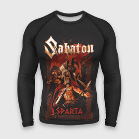 Мужской рашгард 3D с принтом Sabaton   Sparta в городе Новоалтайск,  |  | battle metal | sabaton | военный рок | йоаким броден | крис рёланд | пар сундстрём | рок | рок группа | хэви метал | шведская группа | шведский рок
